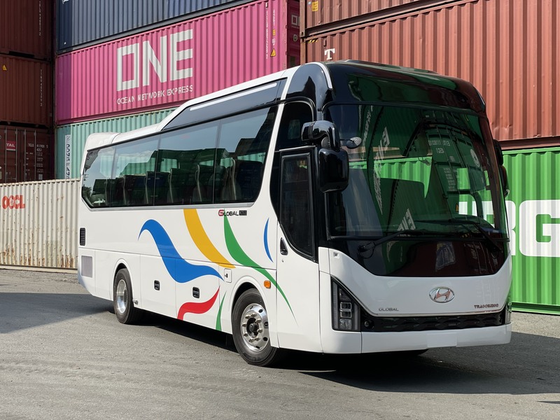 Dòng xe 29 chỗ Hyundai Universe có mặt tại Thuê xe Cà Mau